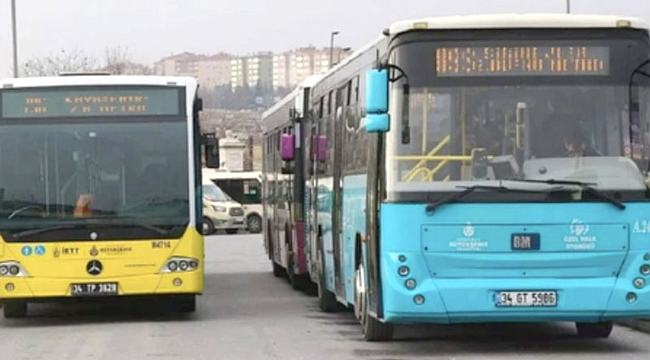 Özel halk otobüsleri seferlere başladı
