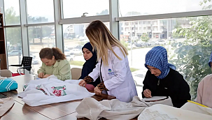 Sakarya'da Sanat ve Meslek Edindirme Kursları kursiyerlere kendi ürünlerini üretmesinde olanak sağlıyor