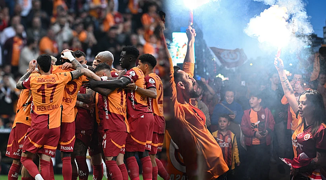 Süper Lig'de Şampiyon Galatasaray