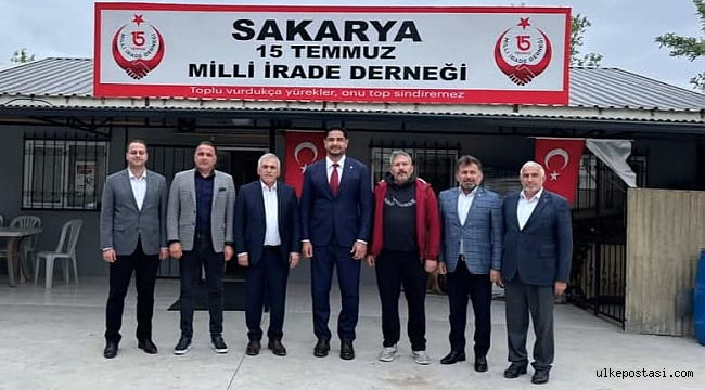 Taha Akgül, Sakarya'da Ali İnci'nin ev sahipliğinde Gençlik Merkezi inşaatını ziyaret etti