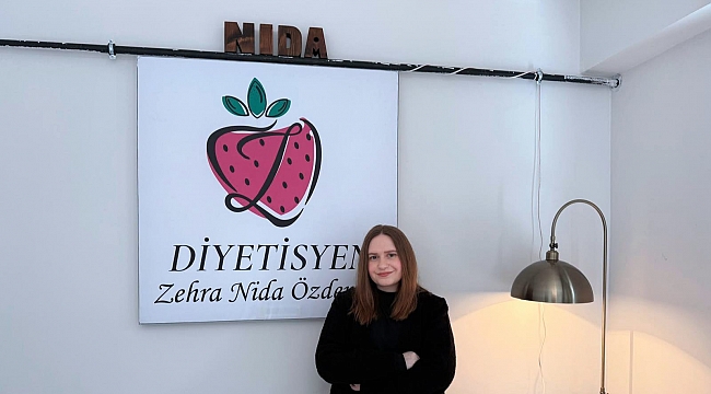 Zehra Nida Özdemir, sağlıklı beslenme yolculuğunda kendi kliniğini açtı