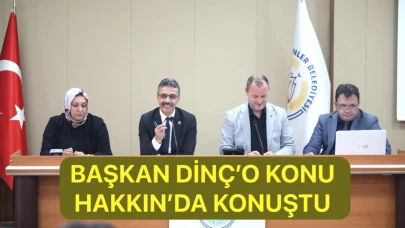 BAŞKAN ŞENOL DİNÇ O KONU HAKKINDA KONUŞTU.