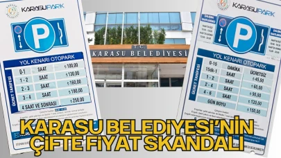 Karasu Belediyesi’nin Çifte Fiyat Skandalı: Vatandaş ve Turist Aynı İlçede Farklı Tarife Ödüyor!