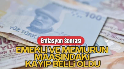 Enflasyon Sonrası Emekli ve Memurun Maaşındaki Kayıp Belli Oldu