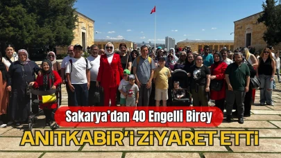 Sakarya’dan 40 Engelli Birey Anıtkabir’i Ziyaret Etti