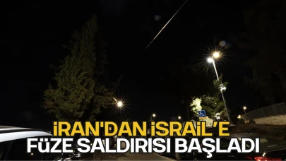İran'dan İsrail’e Füze Saldırısı Başladı