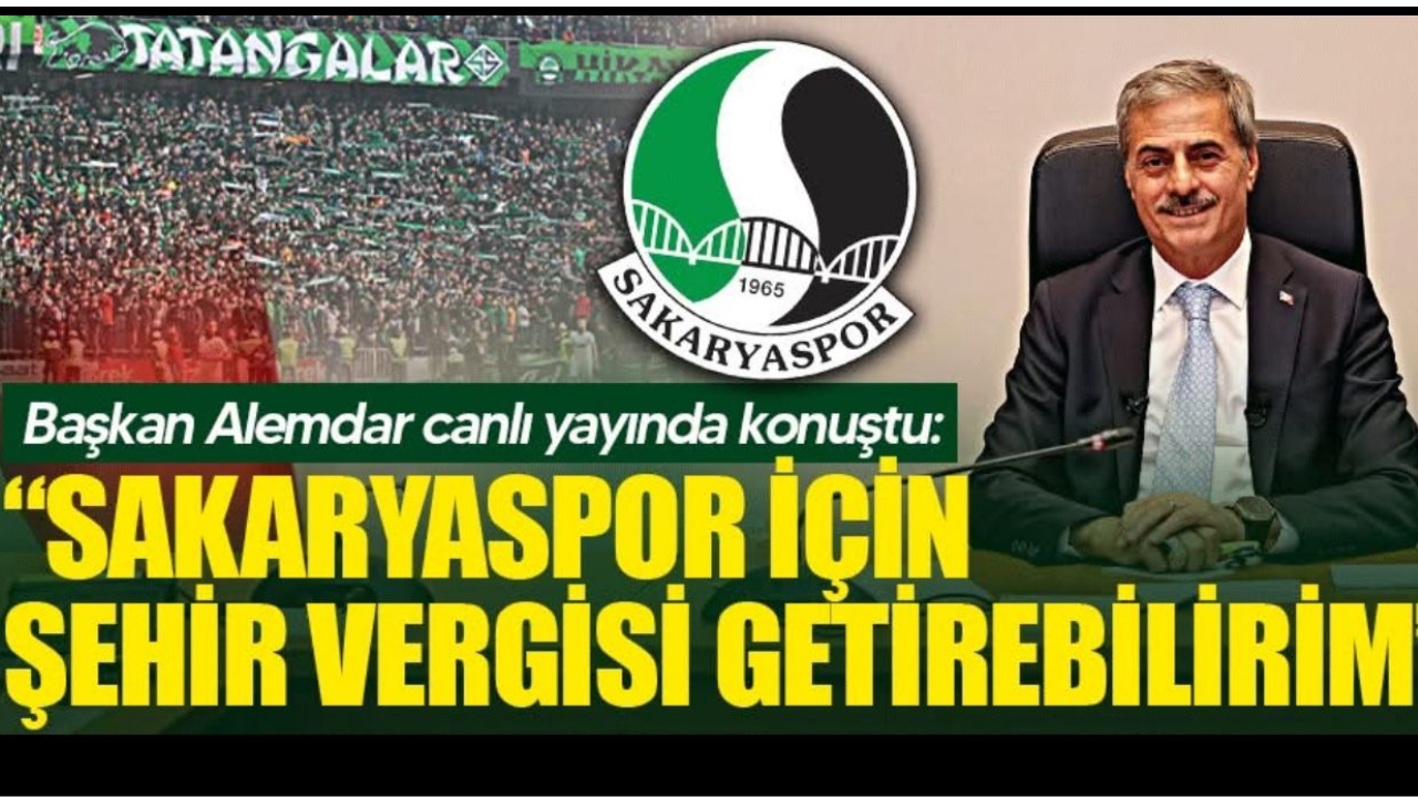 Başkan Alemdar’ın “Şehir Vergisi” Önerisi Tartışma Yarattı: Sakarya’nın Önceliği Spor mu, Depreme Dayanıklı Şehir mi?