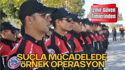 İzmir Güven Timlerinden Suçla Mücadelede Örnek Operasyon: 48 Yıl 2 Ay Kesinleşmiş Cezası Bulunan Şahıs Yakalandı