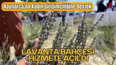Kaynarca’da Kadın Girişimciliğine Destek: Lavanta Bahçesi Hizmete Açıldı