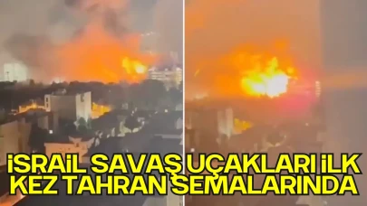 İsrail Savaş Uçakları İlk Kez Tahran Semalarında