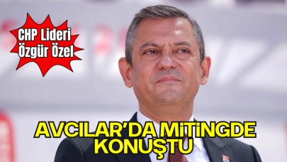 CHP Genel Başkanı Özel, Avcılar'da "Millet İradesine Sahip Çıkıyor" Mitinginde Konuştu