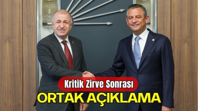 Özgür Özel ve Ümit Özdağ'dan Ortak Açıklama