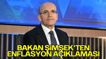 Bakan Şimşek’ten Enflasyon Açıklaması