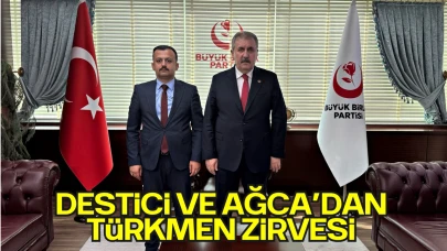 Beydili Türkmen Derneği Yönetim Kurulu Başkanı Ahmet Ağca, BBP Genel Başkanı Mustafa Destici’yi Ziyaret Etti