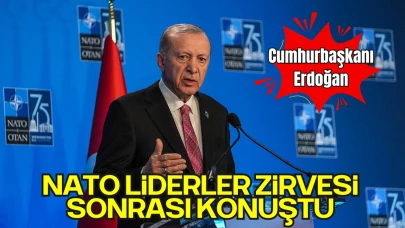 Cumhurbaşkanı Erdoğan, NATO Liderler Zirvesi Sonrası Basın Toplantısında Konuştu