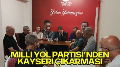 Millî Yol Partisi Genel Başkanı Remzi Çayır, Kayseri İl Başkanlığını Ziyaret Etti