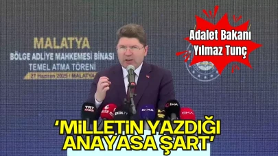 Bakan Tunç’tan Yeni Anayasa ve Yargı Reformlarına Vurgu
