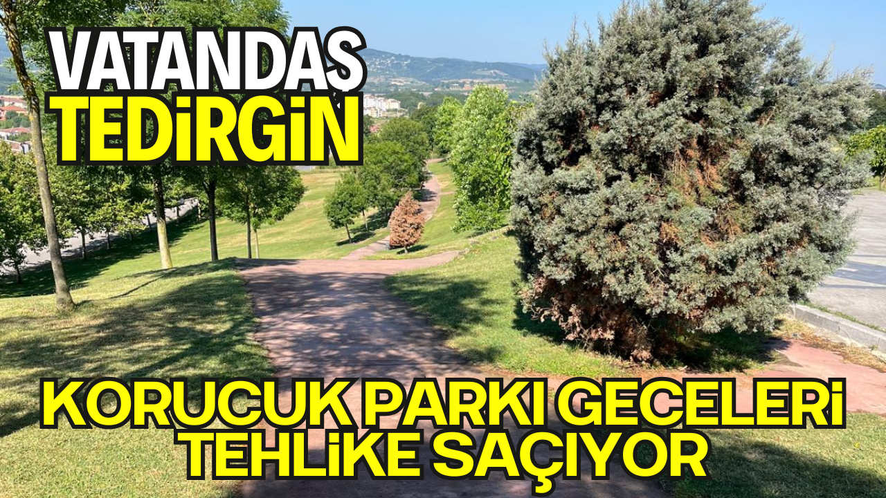Korucuk Parkı Geceleri Tehlike Saçıyor: Vatandaş Tedirgin