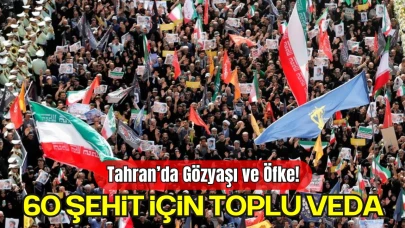 Tahran'da Toplu Cenaze Töreni