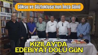 Kızılay'da Edebiyat Dolu Gün: Göksu ve Güztoklusu İmza Günü