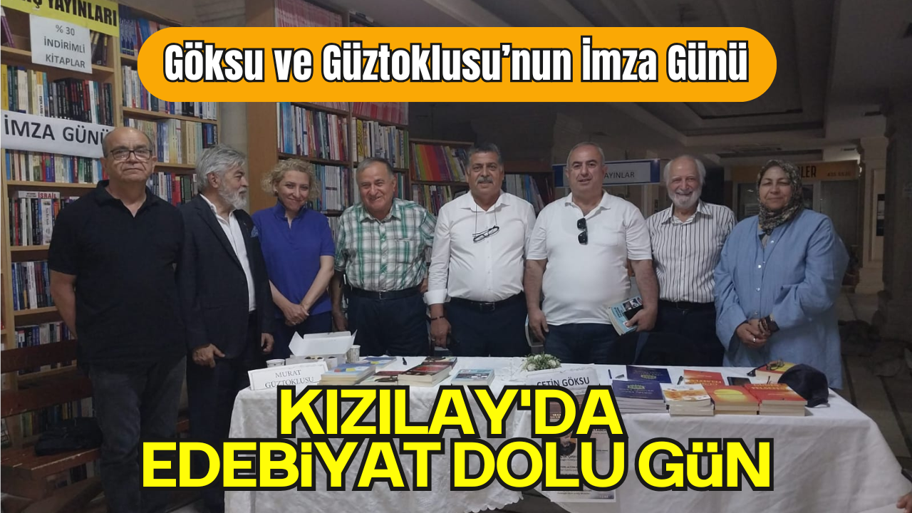 Kızılay'da Edebiyat Dolu Gün: Göksu ve Güztoklusu İmza Günü
