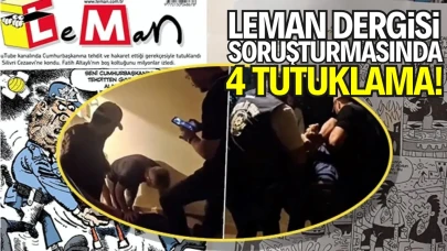 Leman Dergisine Soruşturma: 4 Kişi Tutuklandı