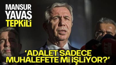 Yavaş’tan Sert Tepki: “Hukuk Sadece Muhalefete Mi İşliyor?”