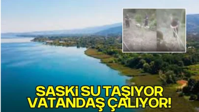 SASKİ Su Buluyor, Bilinçsiz Vatandaş Çalıyor: Bahçesini İçme Suyuyla Suladı!