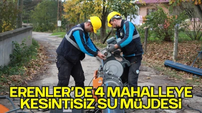 Erenler’e 12 Kilometrelik Yeni İçme Suyu Hattı: 4 Mahalleye Kesintisiz Su