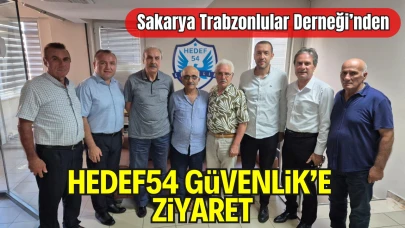 Trabzonlular Derneği’nden Hedef54 Güvenlik’e Ziyaret
