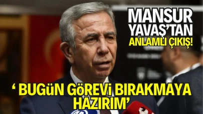 Mansur Yavaş’tan Anlamlı Çıkış: “Yeter ki İftira Atmayın, Bugün Görevi Bırakmaya Hazırım”