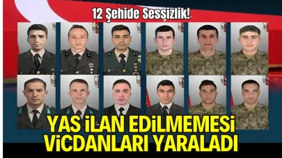 12 Şehide Sessizlik: Yas İlan Edilmemesi Vicdanları Yaraladı