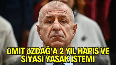 Ümit Özdağ’a Ali Erbaş’a Hakaret Davasında 2 Yıl Hapis ve Siyasi Yasak Talebi