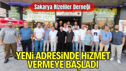 Sakarya Rizeliler Derneği yeni adresinde hizmet vermeye başladı