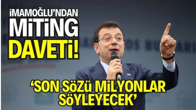 İmamoğlu’ndan Adıyaman Mitingine Destek Çağrısı: “Son Sözü Adalet İsteyen Milyonlar Söyleyecek”