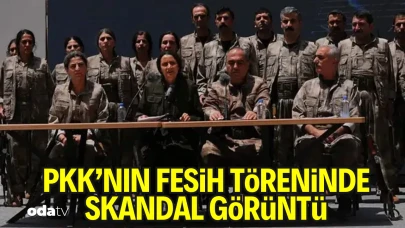 Silah Bırakma Töreninde Skandal Görüntüler: Türkiye’nin Aradığı 10 PKK’lı Süleymaniye’de Ortaya Çıktı