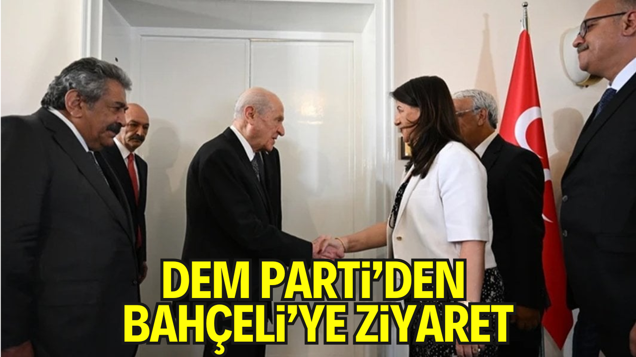DEM Parti Heyeti, Bahçeli ile Görüştü: "Ortak Tutuma İhtiyacımız Var"