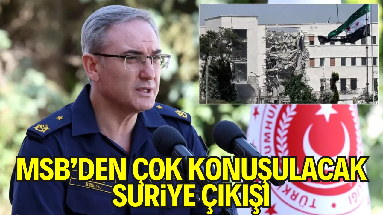 MSB'den Suriye Açıklaması: Destek Vermeye Hazırız