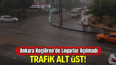 Ankara Keçiören’de Logarlar Açılmadı: Trafik Alt Üst!