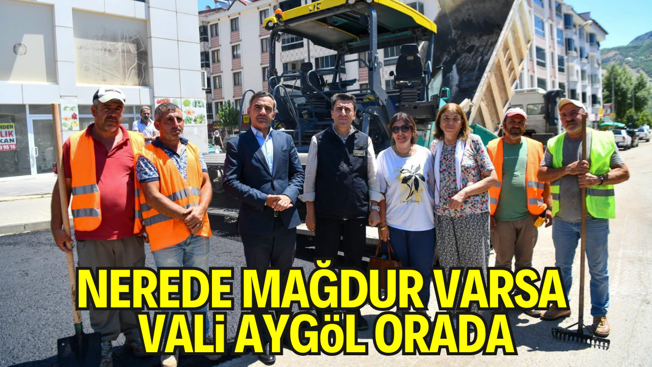 “Nerede Mağdur Varsa Vali Aygöl Orada”