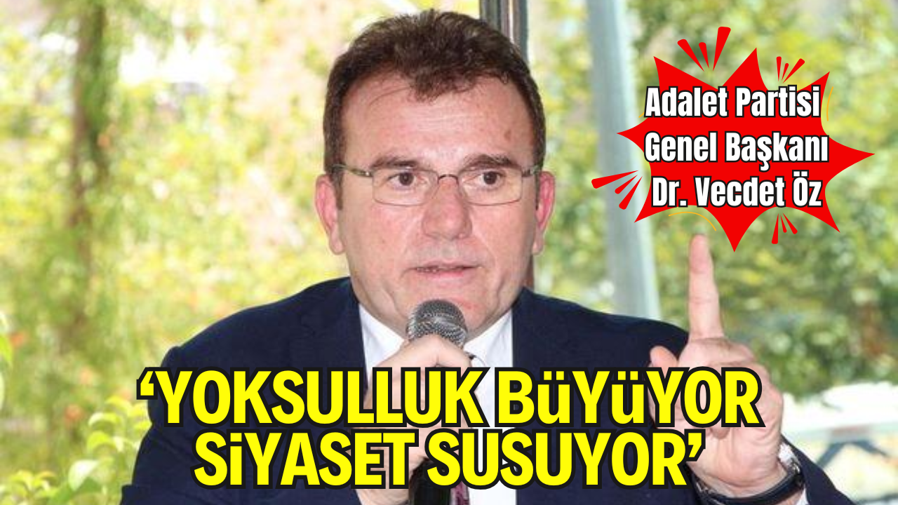 Dr. Vecdet Öz’den Sert Gündem Çıkışı: “Sanki Bütün Renkler Tamam da Sıra Fıstıki Yeşile Geldi!”