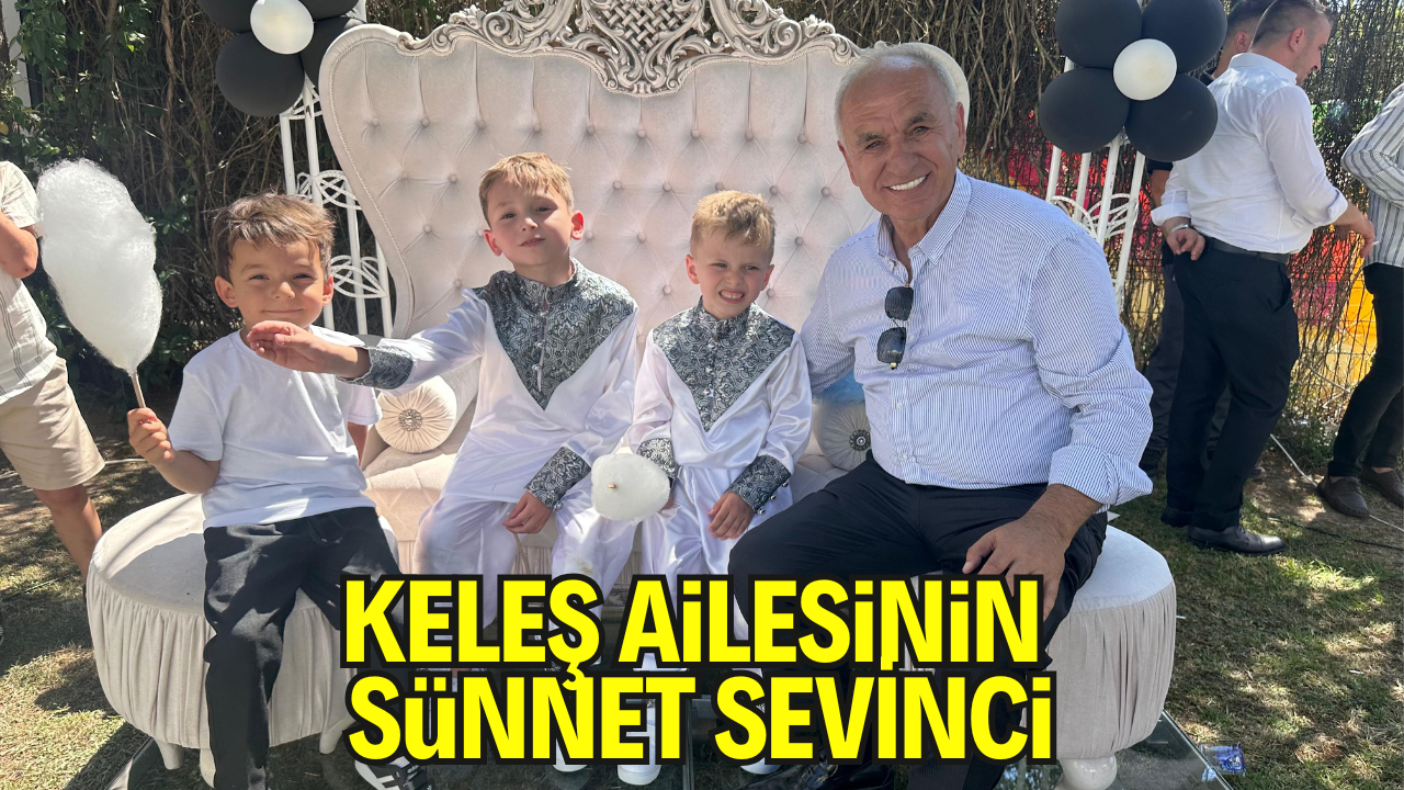 Sakarya Orman Bölge Müdürlüğü Baş Sorumlusu Nejdet Keleş’in Torunları Ahmet Yağız ve Alparslan Erkekliğe İlk Adımını Attı