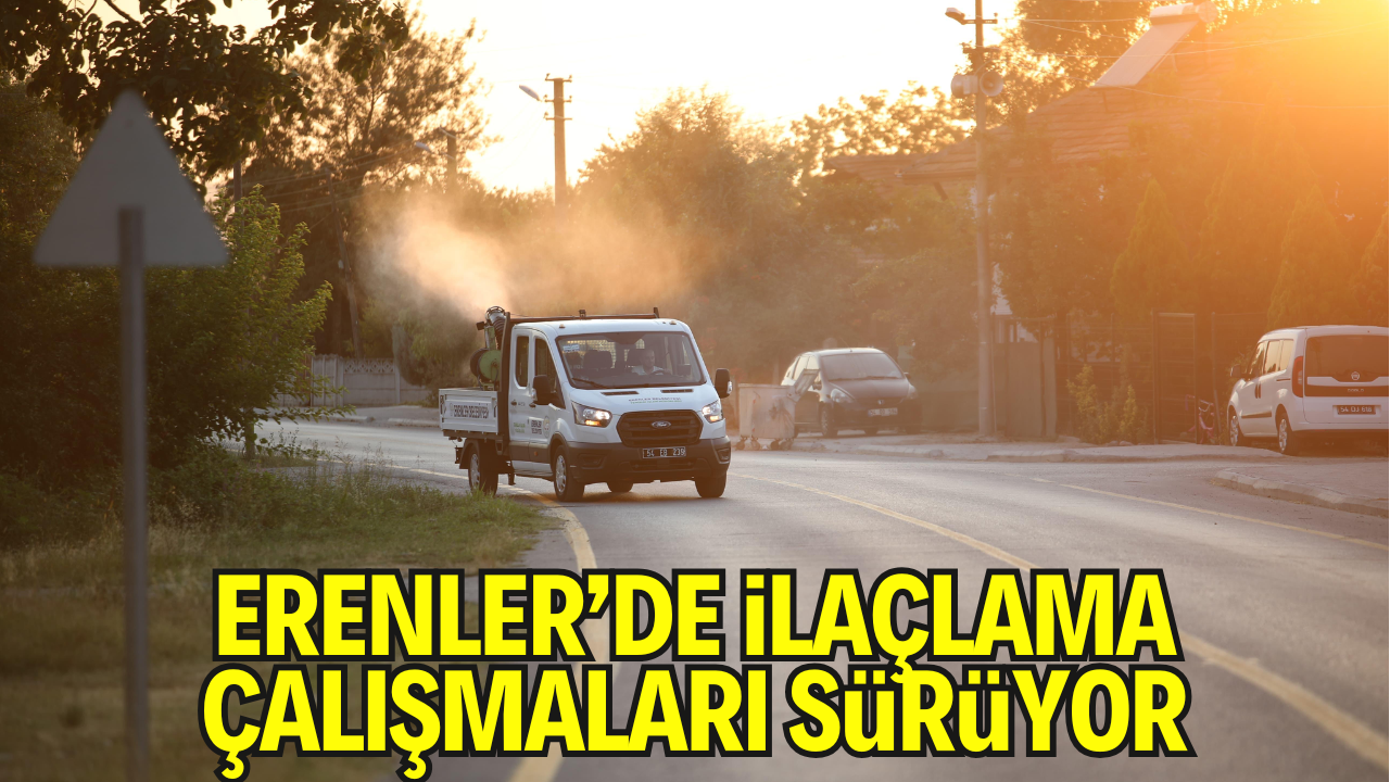 Erenler’de İlaçlama Çalışmaları Titizlikle Sürüyor