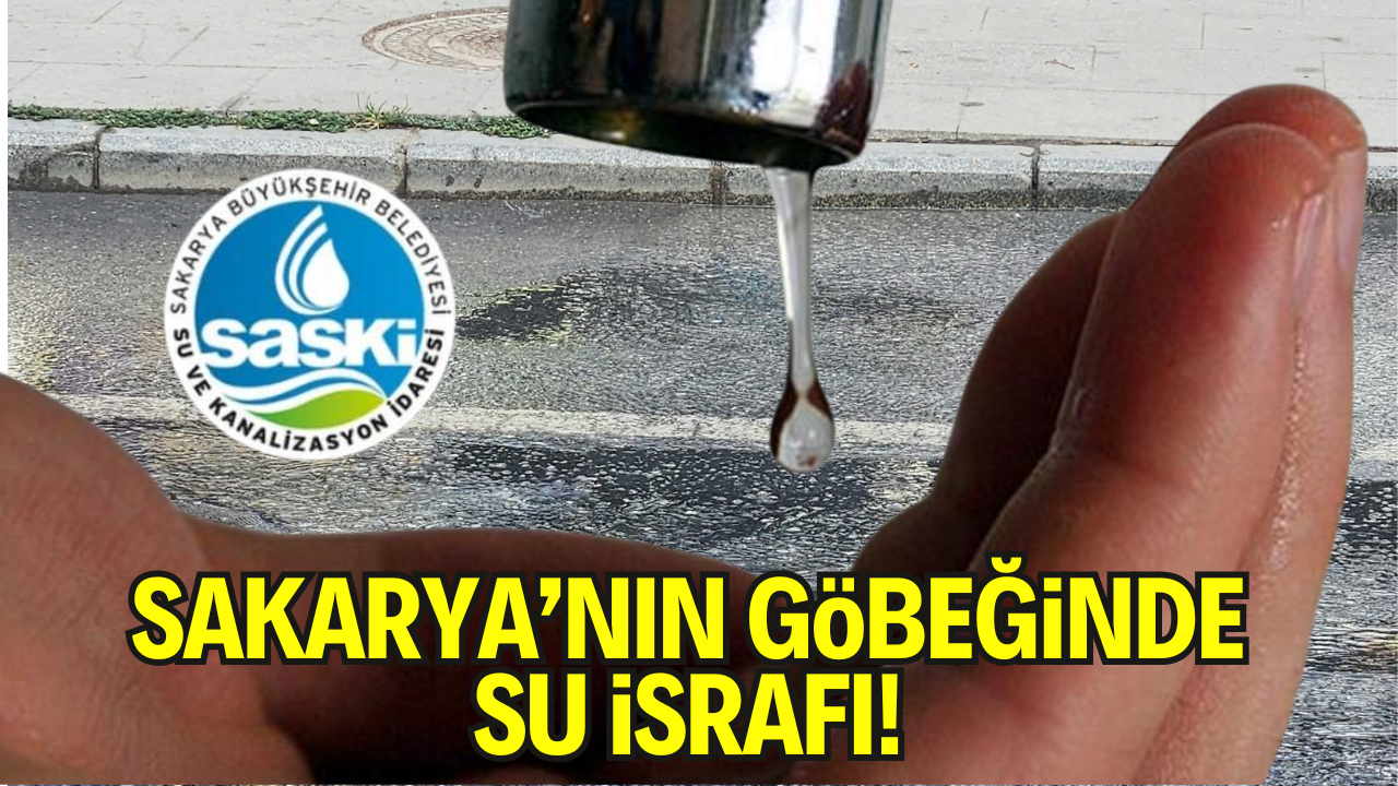 Sakarya’nın Göbeğinde Su İsrafı! Vatandaş Mağdur, Saski Sessiz