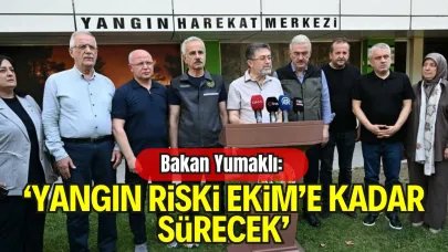 Bakan Yumaklı’dan Yangın Uyarısı: “Risk Ekim’e Kadar Sürecek”