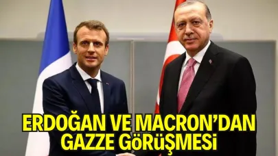 Erdoğan ile Macron Görüştü: Gazze ve Filistin Gündemde
