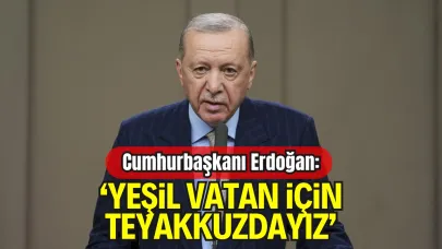 Erdoğan: "Yangınlara Karşı Teyakkuz Hâlindeyiz"