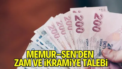 Memur-Sen'den Zam ve İkramiye Talebi