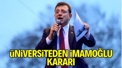 İmamoğlu’nun Yüksek Lisans Diploması da İptal Edildi