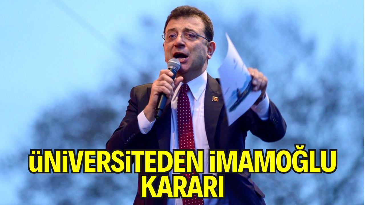 İmamoğlu’nun Yüksek Lisans Diploması da İptal Edildi